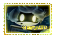 N fan stamp
